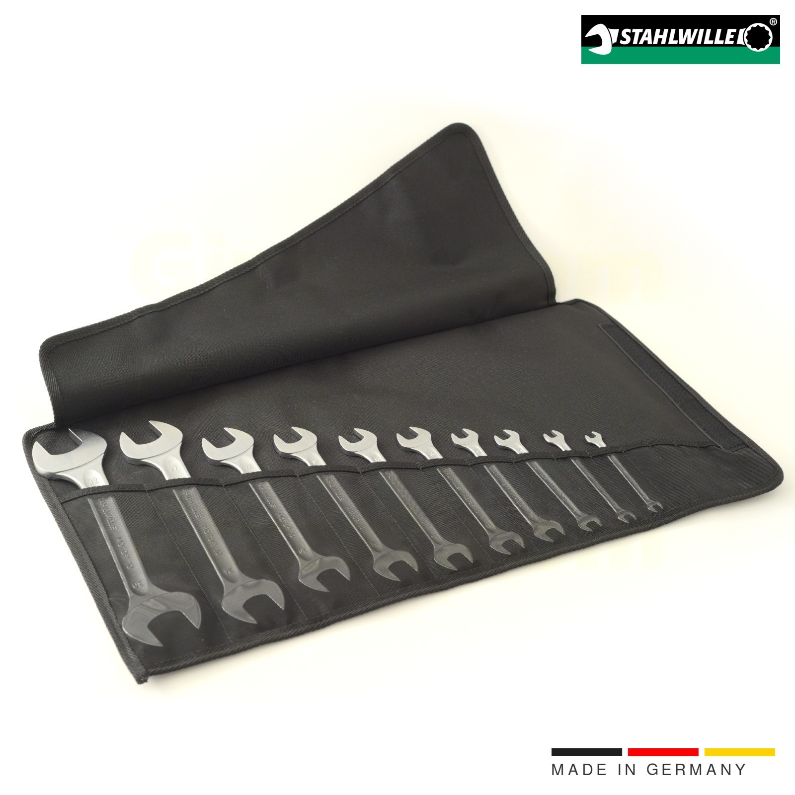 Stahlwille 10/10 double open-end wrench set