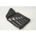 Stahlwille 17/5 ratchet wrench - opened textile roll-bag isometric view