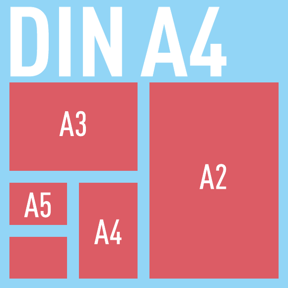 DIN A4 paper sizes