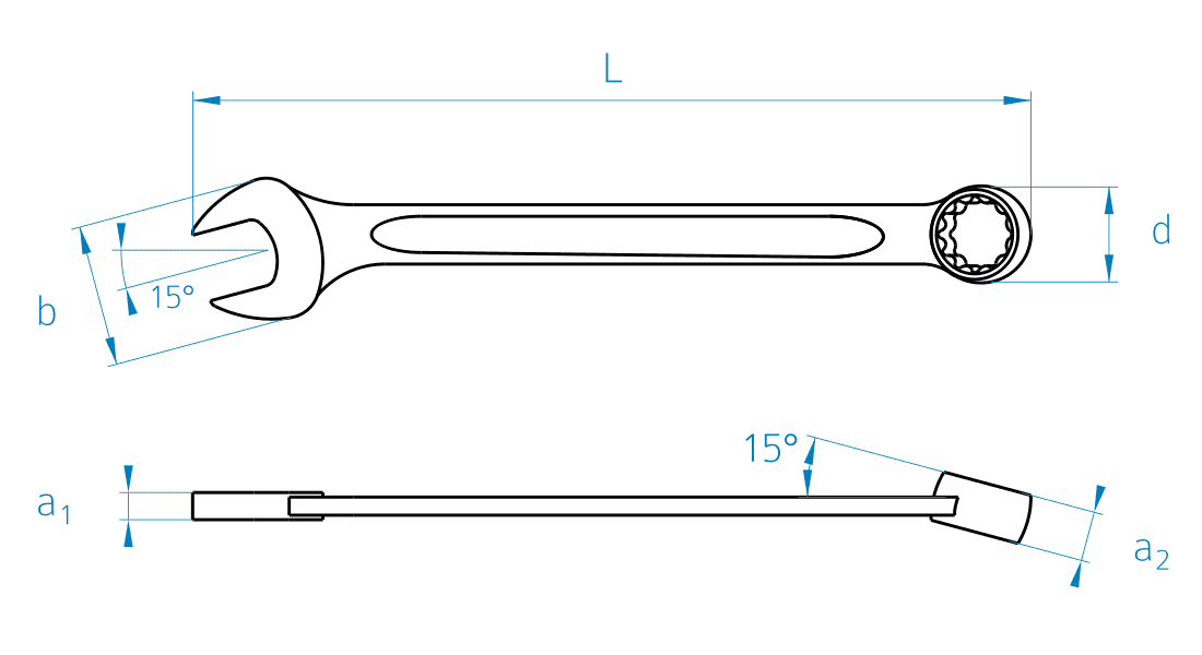 Stahlwille MOTOR key dimensions