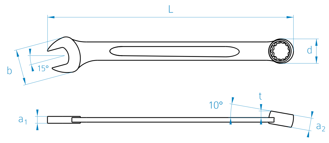 Stahlwille MOTOR key dimensions