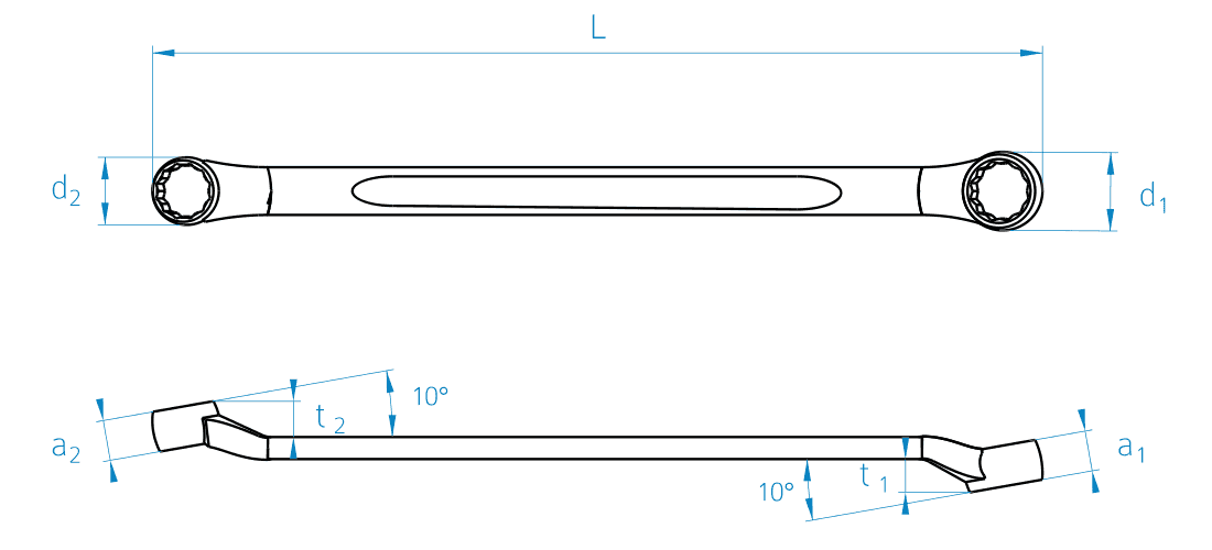 Stahlwille CORONA key dimensions