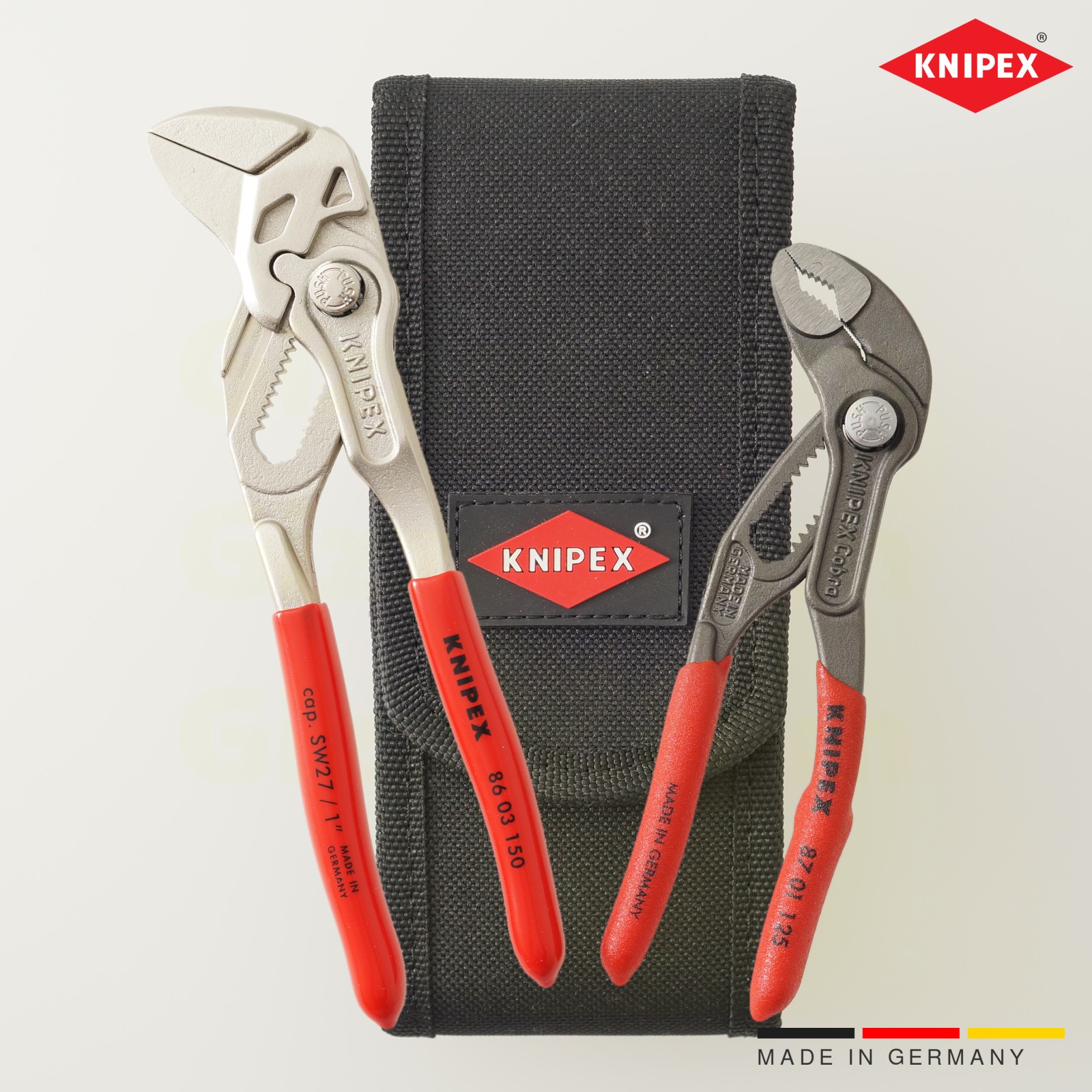 Knipex Minis pliers set Cobra and pliers wrench