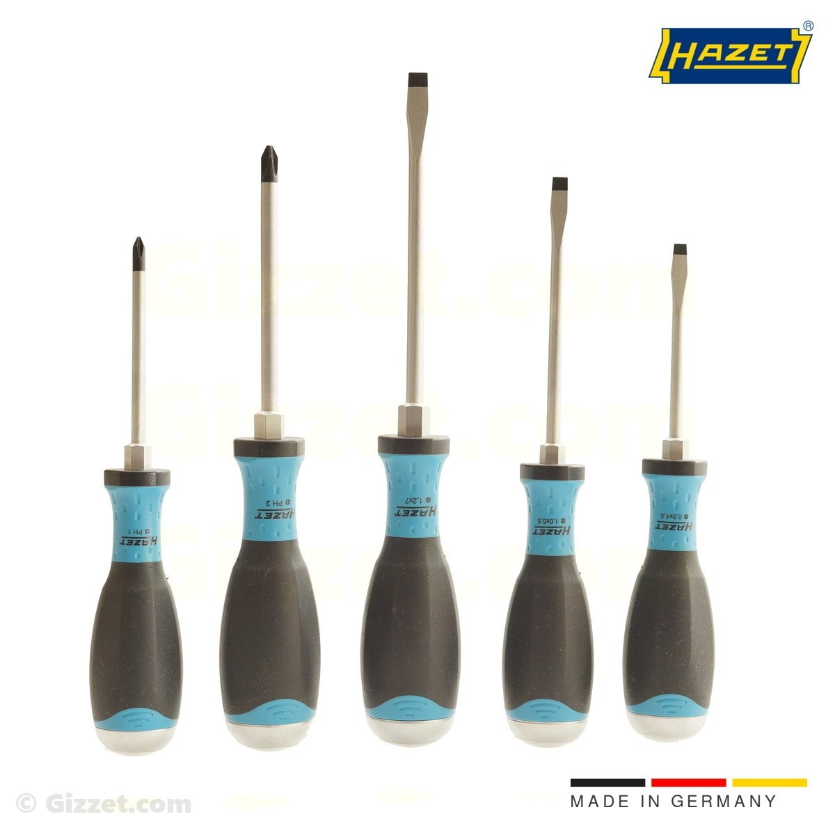 HAZET ハゼット810U-1/5  貫通ドライバー5本セット  HAZ-57 