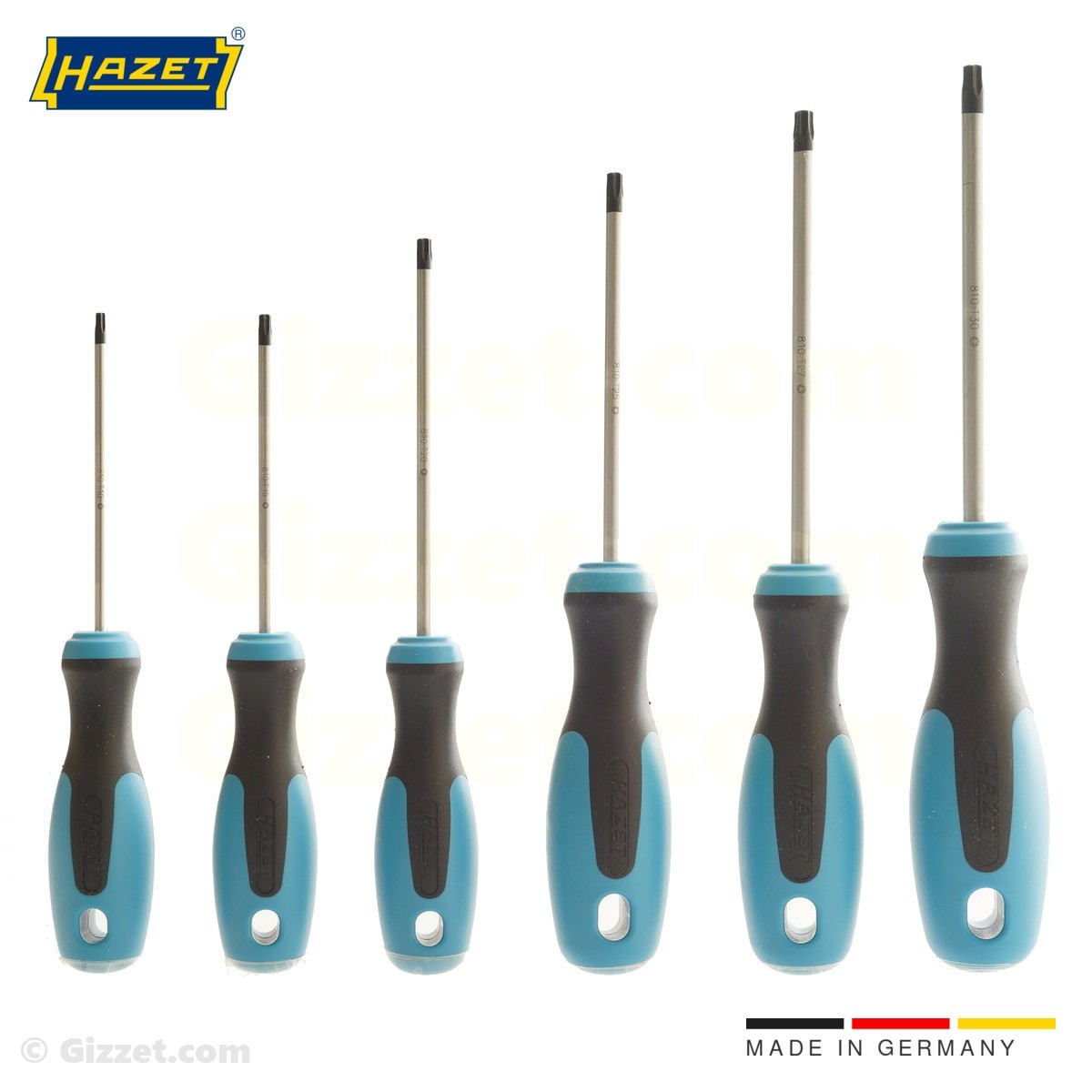 Hazet ハゼット 810T/6 トルクスドライバー 6 本セット