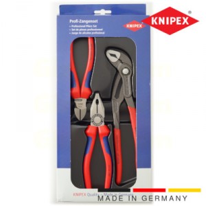 thumbnail Knipex pliers set of combination diagonal and Cobra pliers