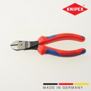 Knipex high-leverage power diagnoal cutters, multi-component grips