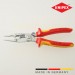 Knipex クニペックス 1396200 絶縁エレクトロプライヤー 200mm (スプリング付き)